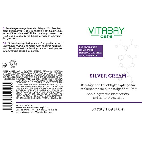 Silbercreme vitabay Silver Cream 50 ml • Intensive Repair