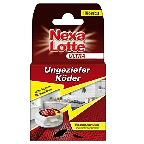 Silberfischfalle Nexa Lotte Ultra Ungeziefer Köderdose, Falle 1 Dose