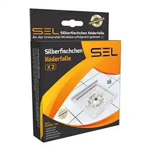 Silberfischfalle SEL Silberfischchen Köderfalle 2 Stück – Silberfische