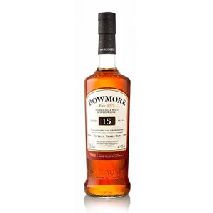 Single-Malt-Scotch-Whisky Bowmore 15 Jahre Islay Single Malt