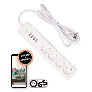 Smarte Steckdosenleiste essentials Smart Home Solutions 4-fach