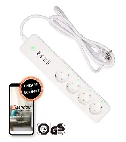 Smarte Steckdosenleiste essentials Smart Home Solutions 4-fach