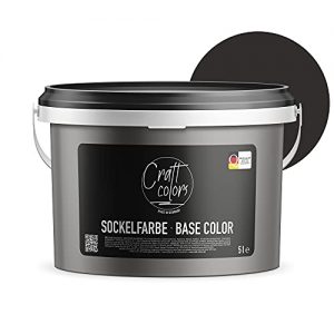 Sockelfarbe Craft Colors 5L Anthrazit | hochwertige Farbe