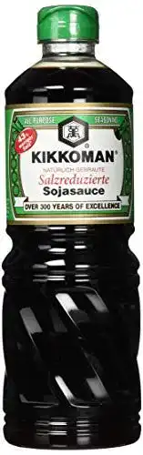 Sojasauce Kikkoman Sojasosse (Weniger Salzig), 1 ltr.