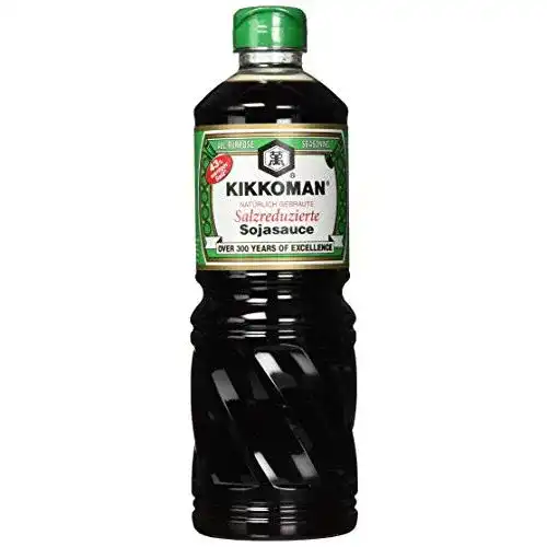 Sojasauce Kikkoman Sojasosse (Weniger Salzig), 1 ltr.