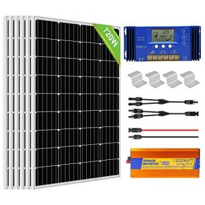 Solaranlage Garten ECO-WORTHY 3 kW·h Solarmodul System
