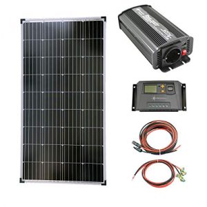 Solaranlage Garten solartronics Komplettset 1×130 Watt Solarmodul