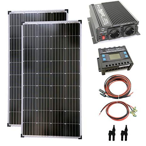 Die beste solaranlage garten solartronics komplettset 2x130 watt solarmodul Bestsleller kaufen