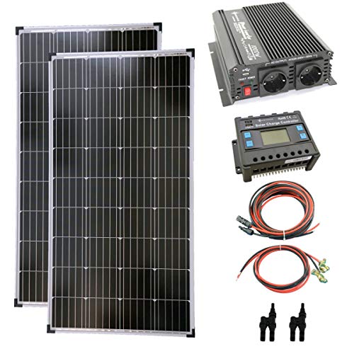 Die beste solaranlage garten solartronics komplettset 2x130 watt solarmodul Bestsleller kaufen