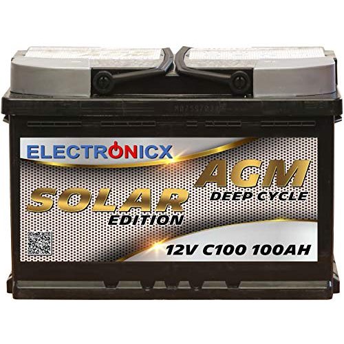 Die beste solarbatterie electronicx 12v 100ah solar edition agm batterie solar Bestsleller kaufen
