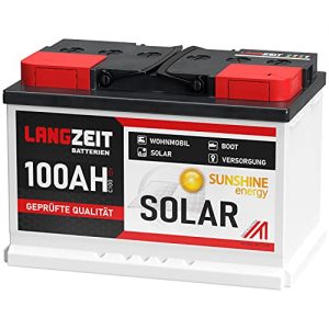 Solarbatterie LANGZEIT Batterien 100Ah 12V Wohnmobil Boot