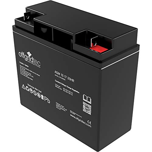 Die beste solarbatterie offgridtec 17ah 12v agm solar batterie Bestsleller kaufen