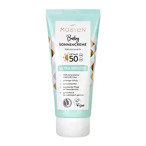Sonnencreme-Baby Mabyen Baby Kinder Sonnencreme – 100 ml