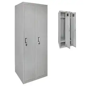 Spind BB Sport Garderobenschrank Doppel Metall 180x60x50 cm