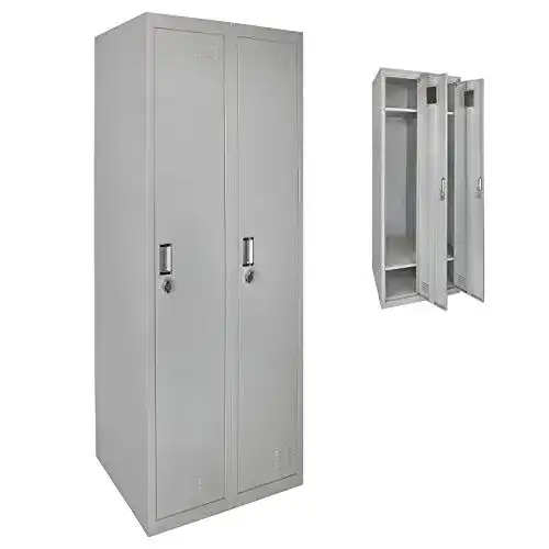 Spind BB Sport Garderobenschrank Doppel Metall 180x60x50 cm