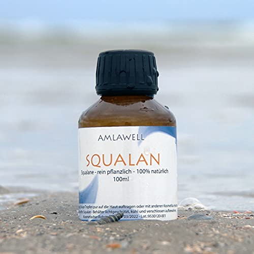 Squalan Amlawell Pflegeöl – 100 ml Feuchtigkeitsöl ohne Duftstoffe