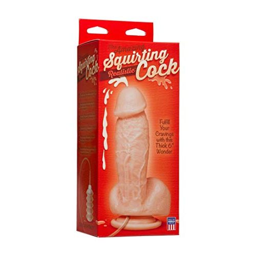 Squirting-Dildo Doc Johnson Squirting Realistic Cock 1 Stück