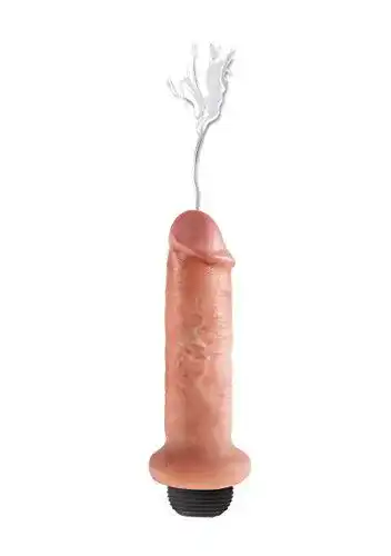 Squirting-Dildo Pipedream – King Cock spritzender Schwanz, 6 Zoll