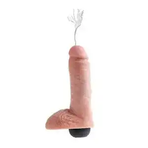 Squirting-Dildo Pipedream – King Cock spritzender Schwanz, 8 Zoll