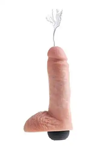 Squirting-Dildo Pipedream – King Cock spritzender Schwanz, 8 Zoll