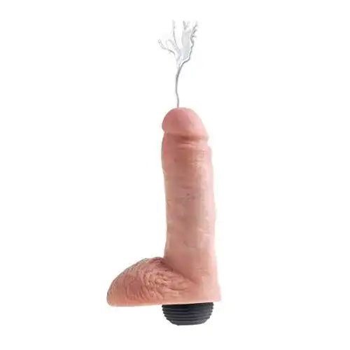 Squirting-Dildo Pipedream – King Cock spritzender Schwanz, 8 Zoll