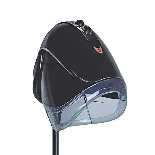 Standtrockenhaube Comair Trockenhaube “EGG” schwarz mit Stativ