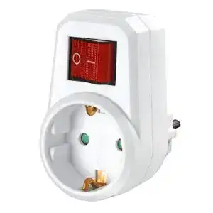 Steckdosenadapter HEITECH Promotion GmbH HEITECH 1 fach
