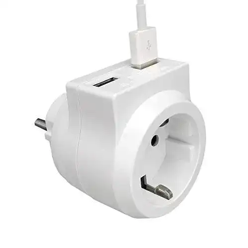 Steckdosenadapter NWR USB-Steckdose / Mehrfachstecker 2 USB