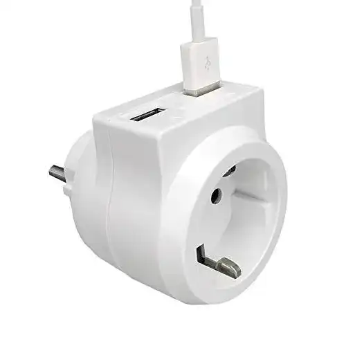 Steckdosenadapter NWR USB-Steckdose / Mehrfachstecker 2 USB