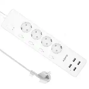 Steckdosenleiste (einzeln schaltbar) AOFO Intelligente Smart WLAN