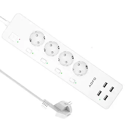 Steckdosenleiste (einzeln schaltbar) AOFO Intelligente Smart WLAN