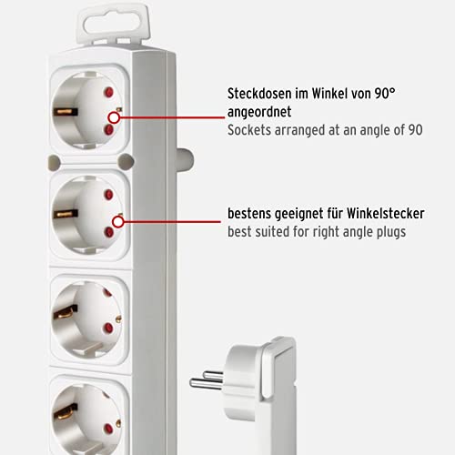 Steckdosenleiste mit Flachstecker Brennenstuhl Comfort-Line Plus