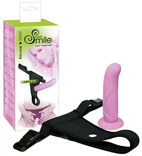 Strapon Smile Sweet Switch Strap-On, Umschnallgurt mit Dildo