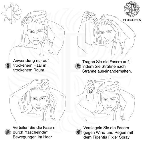 Streuhaar Fidentia Premium Schütthaar zur Haarverdichtung