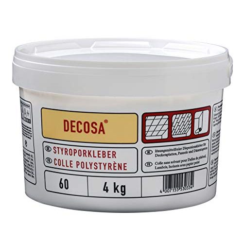 Die beste styroporkleber decosa weiss 1 eimer a 4 kg Bestsleller kaufen