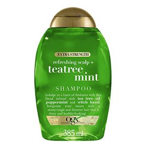 Sulfatfreies Shampoo OGX Tea Tree Clarifying Shampoo, 385 ml