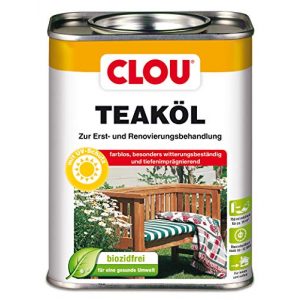 Teaköl CLOU : Holzöl zum Imprägnieren, Farblos, 750 ml