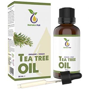 Teebaumöl Natura Pur BIO 50ml mit Pipette – 100% naturrein