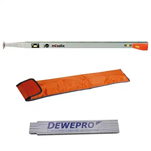 Teleskopmessstab DEWEPRO Nedo mEssfix 3m – Teleskop-Messstab
