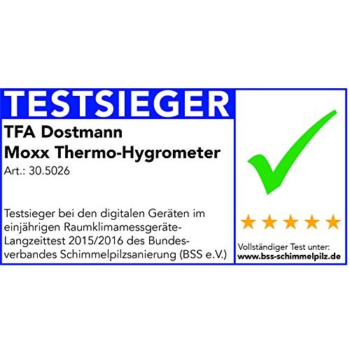 Thermometer TFA Dostmann Moxx digitales Thermo-Hygrometer