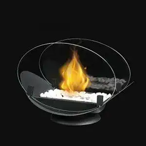 Tischkamin JHY DESIGN Ovaler Tisch Feuerschale Topf Bio Ethanol