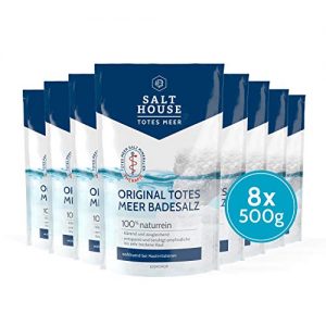 Totes-Meer-Badesalz Salthouse ® PUR 8er-Pack (8×500 g)