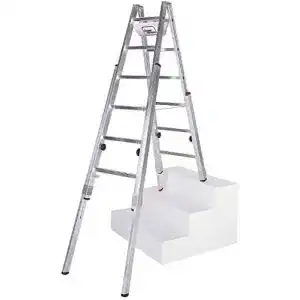 Treppenleiter Iller Leiter ILLER-LEITER Geis&Knoblauch MultiFT 2×8