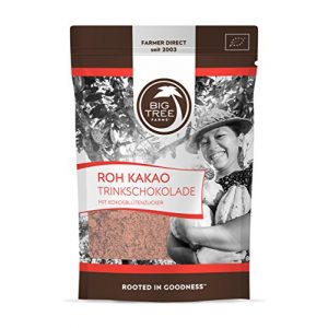 Big Tree Farms Drinking Chocolate - Cacao grezzo - 120 g