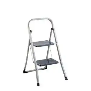 Trittleiter axentia 251201 2 Stufen klappbar,Klapptritt aus Metall