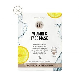 Tuchmaske DAYTOX – Vitamin C Face Mask – Belebend 5 x 25 ml