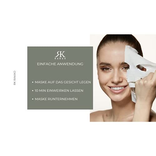 Tuchmaske RK RAKAO Luxus Gesichtsmasken Beauty Set Anti Aging