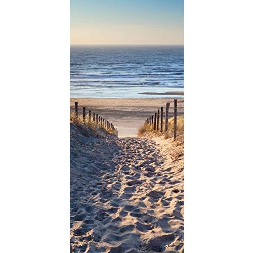 Türtapete Bilderdepot24 selbstklebend | Schöner Weg zum Strand III
