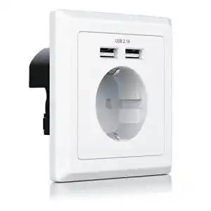 USB-Steckdose CSL-Computer CSL – USB Steckdose 2 x Anschlüsse