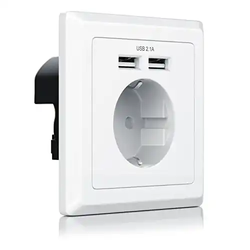 USB-Steckdose CSL-Computer CSL – USB Steckdose 2 x Anschlüsse